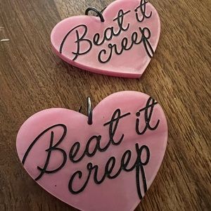 ‘Beat It, Creep’ Earrings
